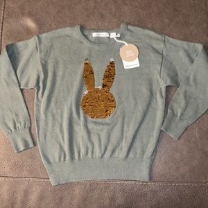 Country Road Australia Bunny knit, reverse sequins